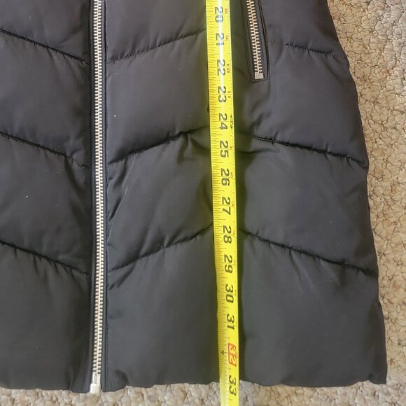 Calvin Klein Puffer Coat w/Attached Bib Hooded Faux Fur Jacket - Picture 14 of 16